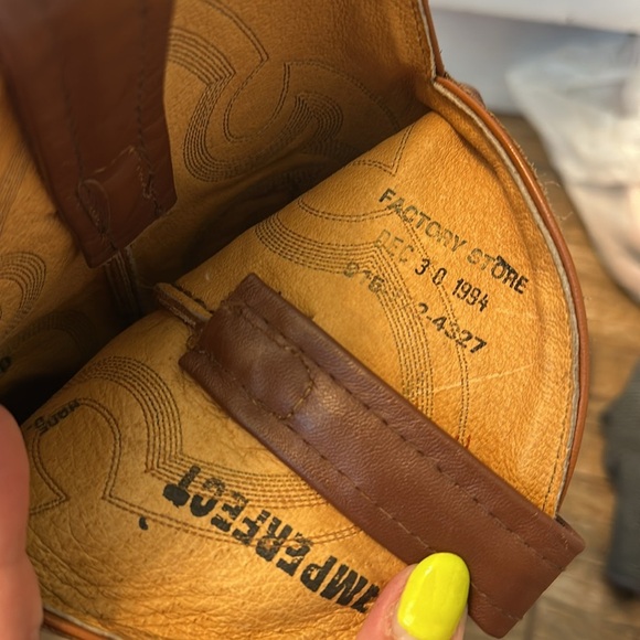 Vintage Tony Lama Exotic Mens Lizard Cowboy Western Boots style 8540 size 6D - Picture 6 of 7